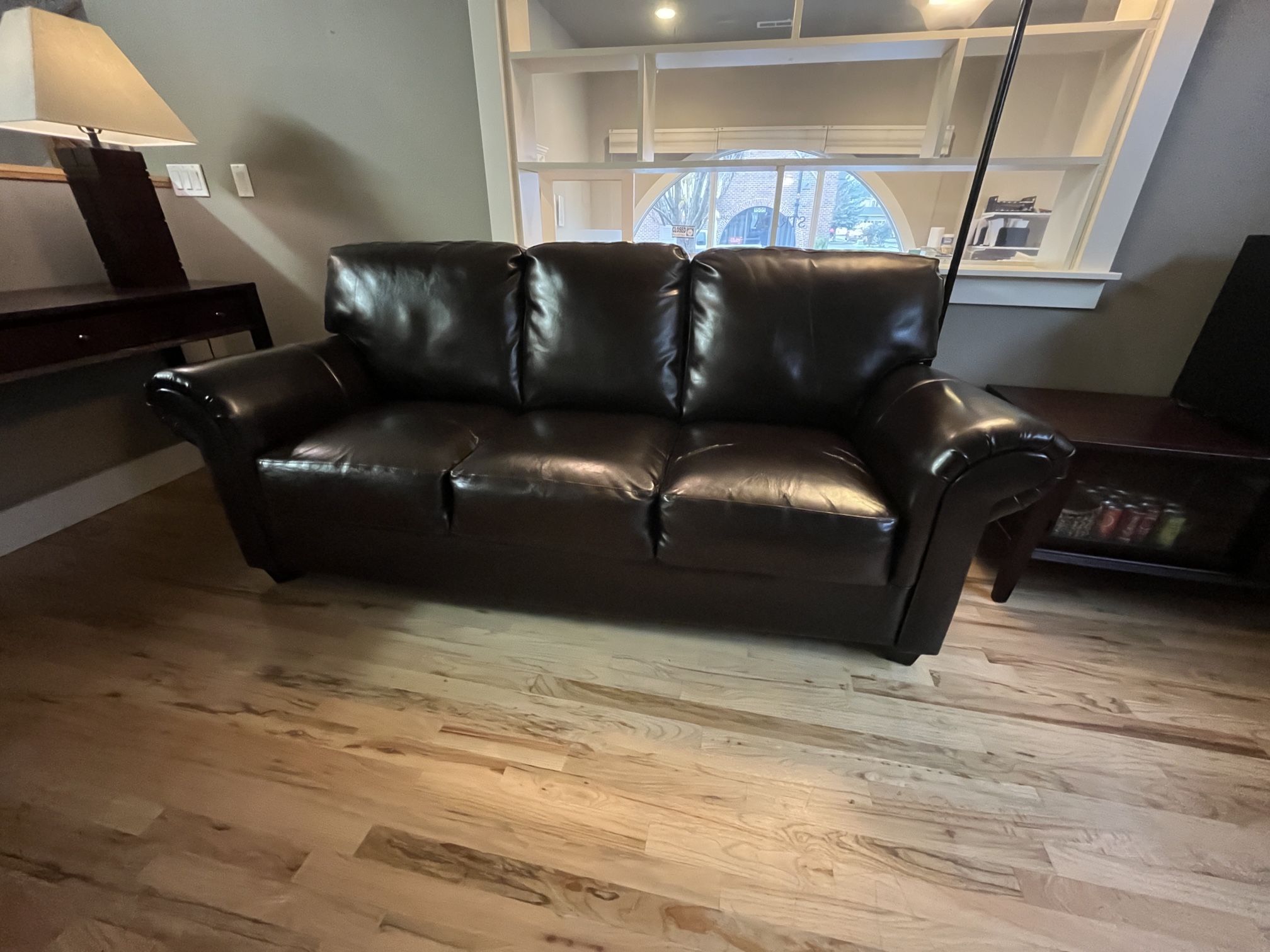 Leather Couch - $20 