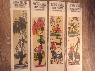 Hand Painted Bookmarks From Vietnam