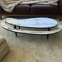 Original midcentury modern coffee table with side table too
