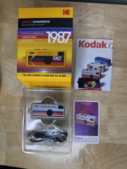 Brand New KODAK CHARMERA 1987 Keychain Digital Camera 