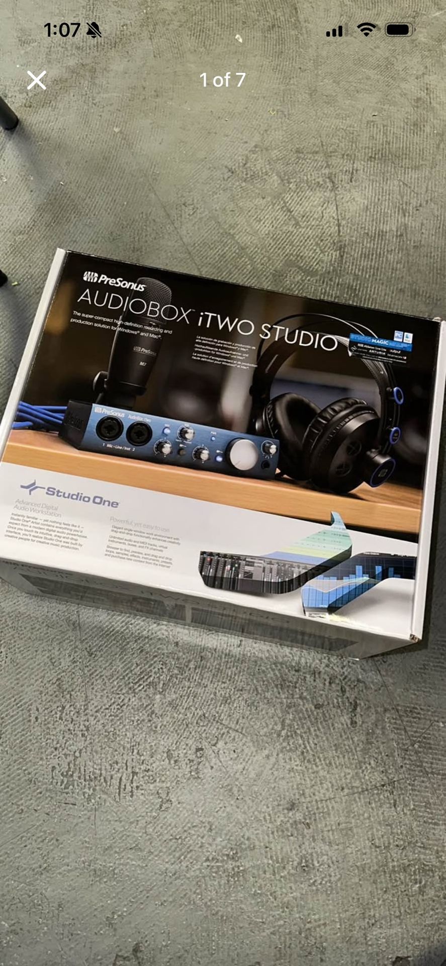 PreSonus AudioBox iTwo Studio - Mobile Hardware/Software Recording Kit