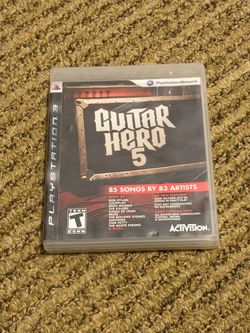 Guitar Hero 5 Sony PlayStation 3 PS3 COMPLETE CIB