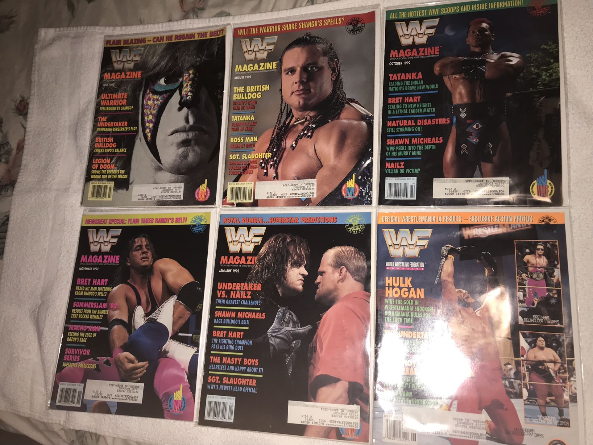 Vintage WWF Magazines for Sale!