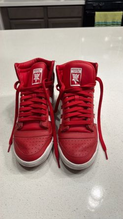 Adidas Top Ten Hi Red Sneakers