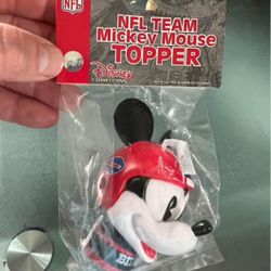 Buffalo Bills NFL Team Toppers Disney Mickey Mouse New Sealed 