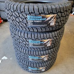 265 70 17 ALL TERRAIN TIRES TACOMA 4RUNNER TUNDRA SEQUOIA FJ SILVERADO SUBURBAN AVALANCHE TAHOE SIERRA F150 