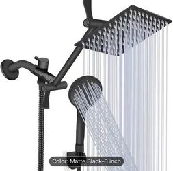 Brand new High Pressure Rain Shower Combo] 8 Inch High Pressure Rain Shower Head Combo - Shower System with Handheld Shower Head, Adjustable Extension