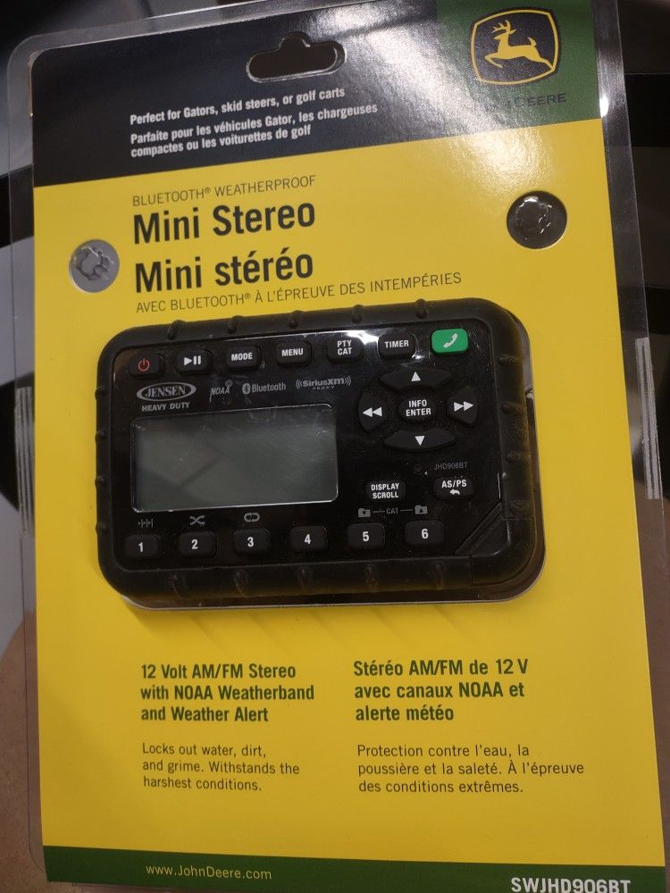 John Deere/Hitachi Heavy Equipment Stereo -NEW-