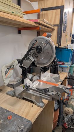 Ridgid 4120 12" mitre saw- new never used