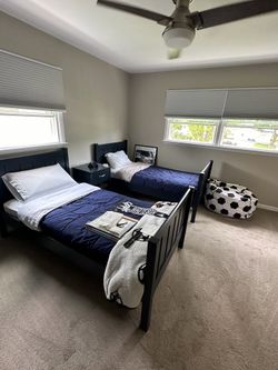 Camp Pottery Barn Bunk Beds (Twin)
