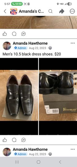 Size 10.5 men's dress shoes $20