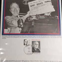 Presidential Commemorative Stamps Folio-Harry S. Truman 