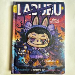 POP MART LABUBU The Monsters Character Colorful Notebook Marionette 
