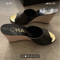 Chanel Wedges 6.5 37