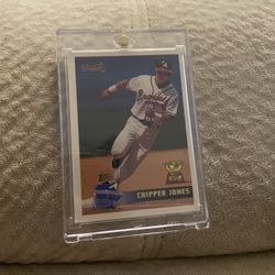 1996 Chipper Jones Rookie Card # 177 