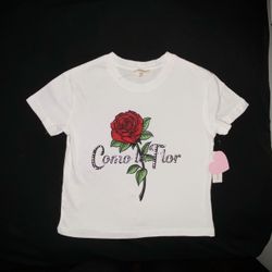Little Girl Como La Flor Selena Inspired Shirt Size Medium 