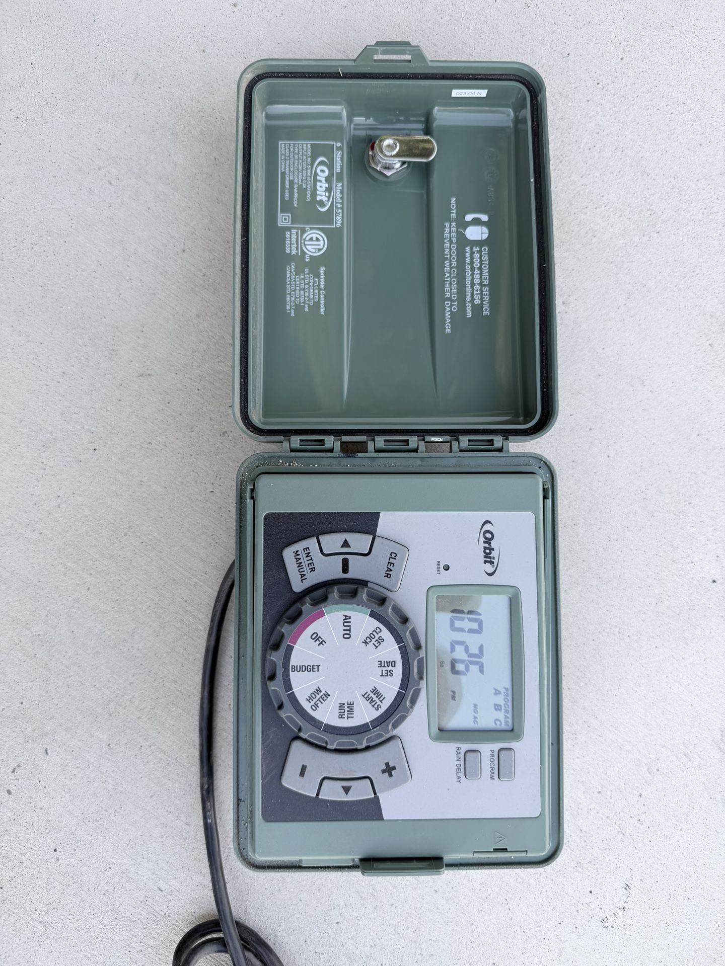 Orbit Sprinkler Timer