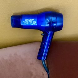 CONAIR 1875 BLUE HAIR DRYER