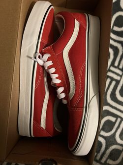 Sz 9.5 Red Vans