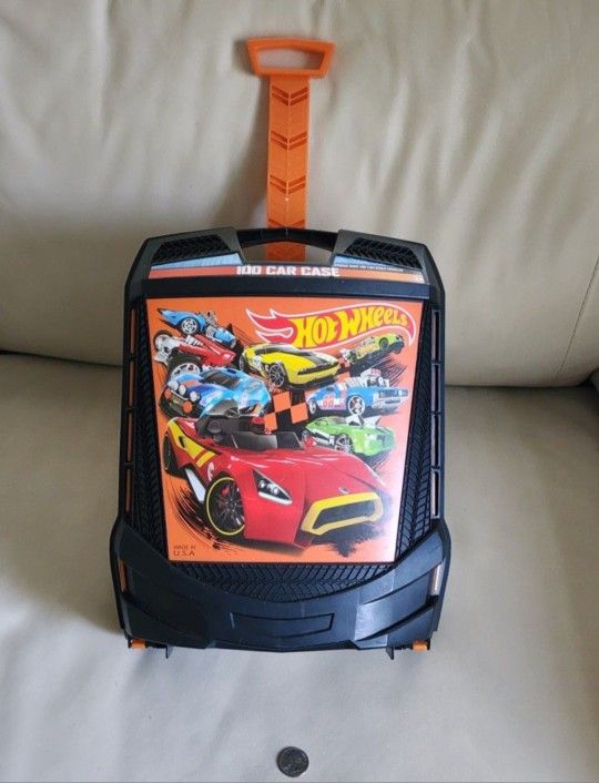 Hot Wheels By Tara 100 Cars Rolling Storage Hardcase On Wheels Toy Gifts.