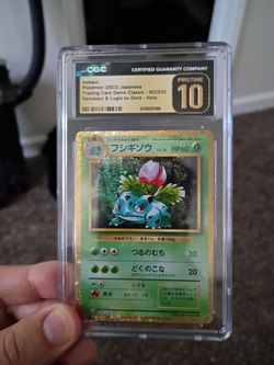 Ivysaur pristine 10