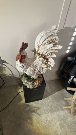 Large Ceramic Rooster
