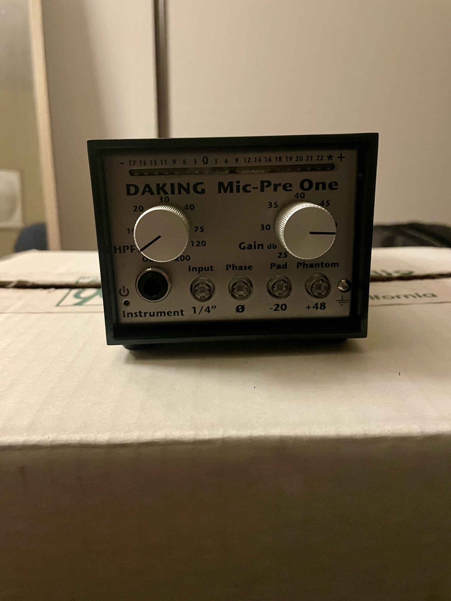 Daking Mic Pre One - Professional Mic Preamp (Mint Condition)
