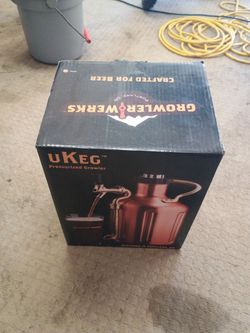 U Keg Growler beer Copper CO2