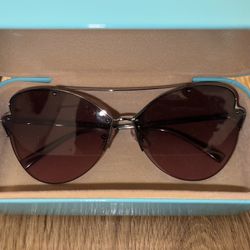 Tiffany & Co. Paper Flowers Gunmetal/ Rose Butterfly Sunglasses