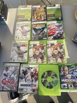 XBOX Video Games Lot