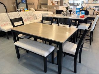 New 6pc Dining Table Set