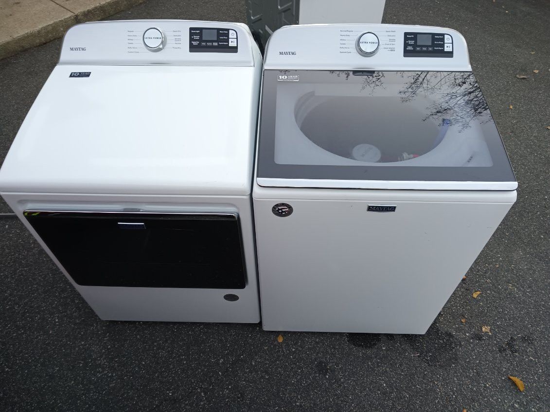 MAYTAG WASHER AND DRYER 