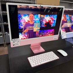 iMac 24 inch 2024 M4 Chip (8 Core CPU/GPU) 16GB RAM 256GB SSD with Store Warranty and Financing Available