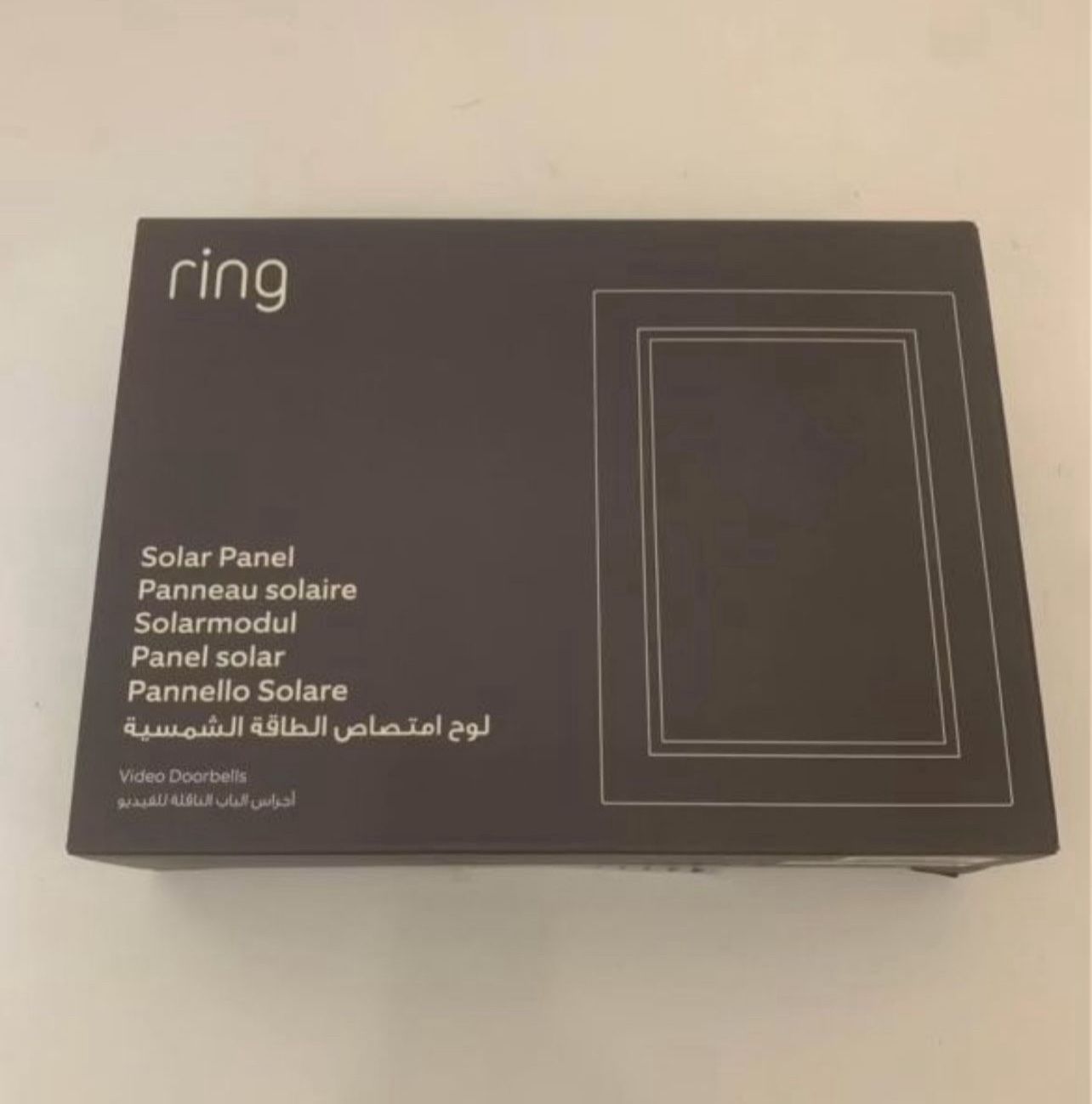 Ring solar panel 2nd generation (black) 