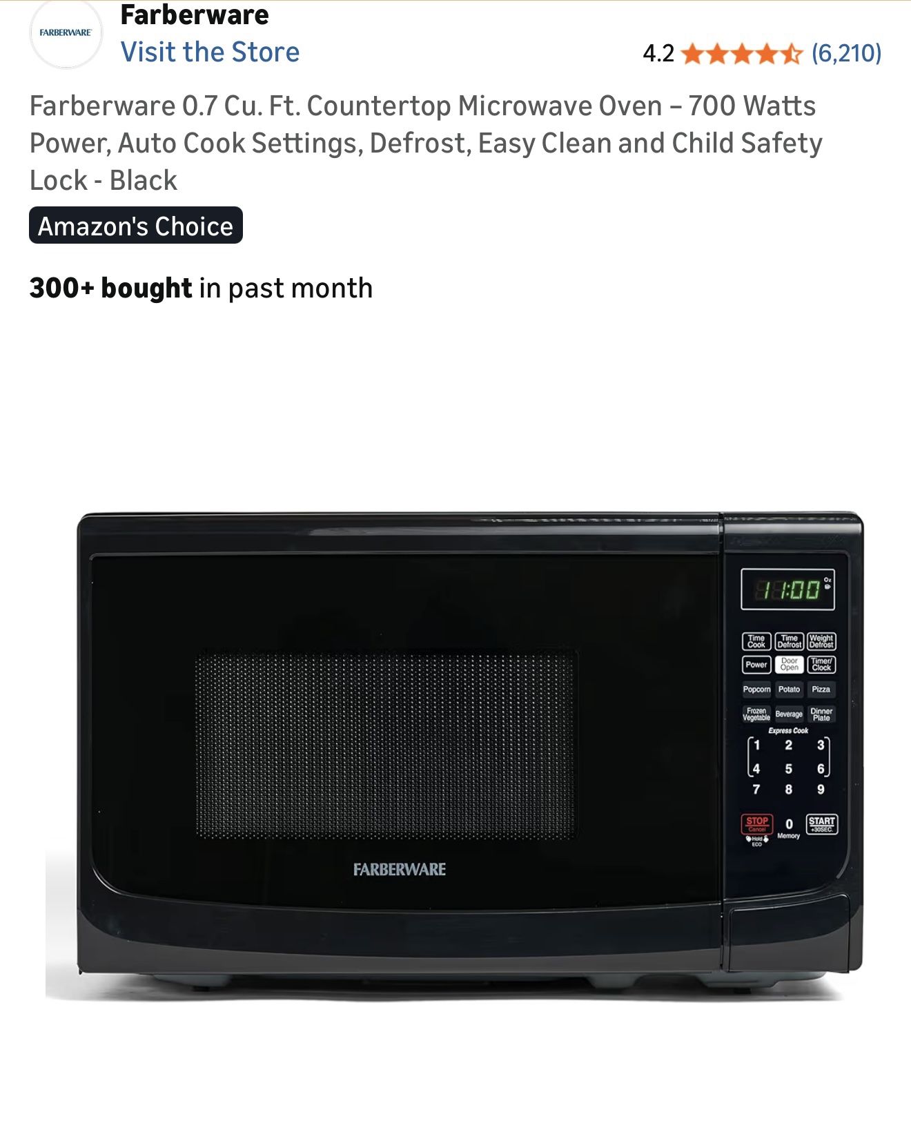 Microwave 700watts