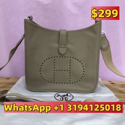 Hermès Evelyne 3 29 PM Shoulder Bag Large Etoupe Platinum Hardware. Restored!