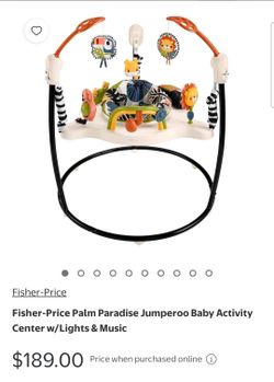 Fisher price palm paradise jumperoo