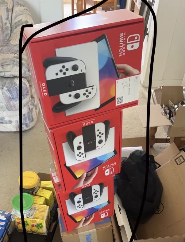 Brand New Unopened In-Box Nintendo Switch OLED (White)