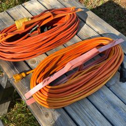 2- 100  Ft . Each extension Chords
