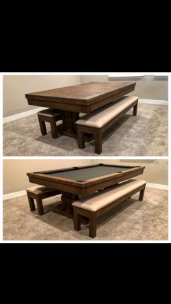 Beautiful Dining Pool Table