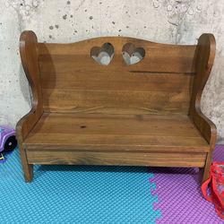 Wood bench