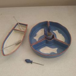 Boat" Design Serving Dishes