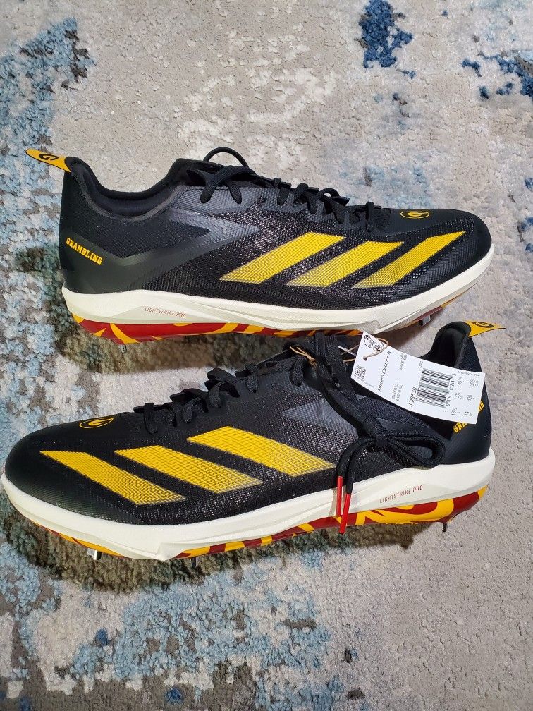 Adidas Adizero Electric+ Black Baseball Cleats Grambling State Men\'s Sz 7 New adidas Men main image 4