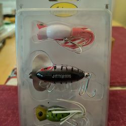 FISHING POPPERS 3 PACK ARBOQAST