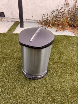 Metal Trash Bin