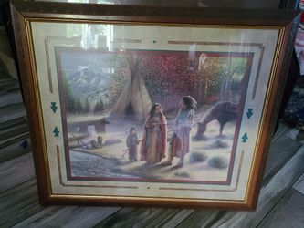 Native Family Wall Art Home Interior Gifts