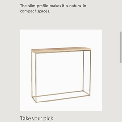 West elm entry console