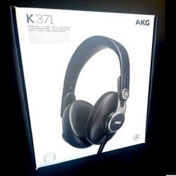 AKG K371 Studio Headphones-Black-NEW/open box