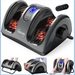 TISSCARE Shiatsu Foot Massager with Heat, FSA Eligible HSA Foot Massager for Plantar Fasciitis, Neuropathy, Circulation and Pain Relief, Massage Feet 