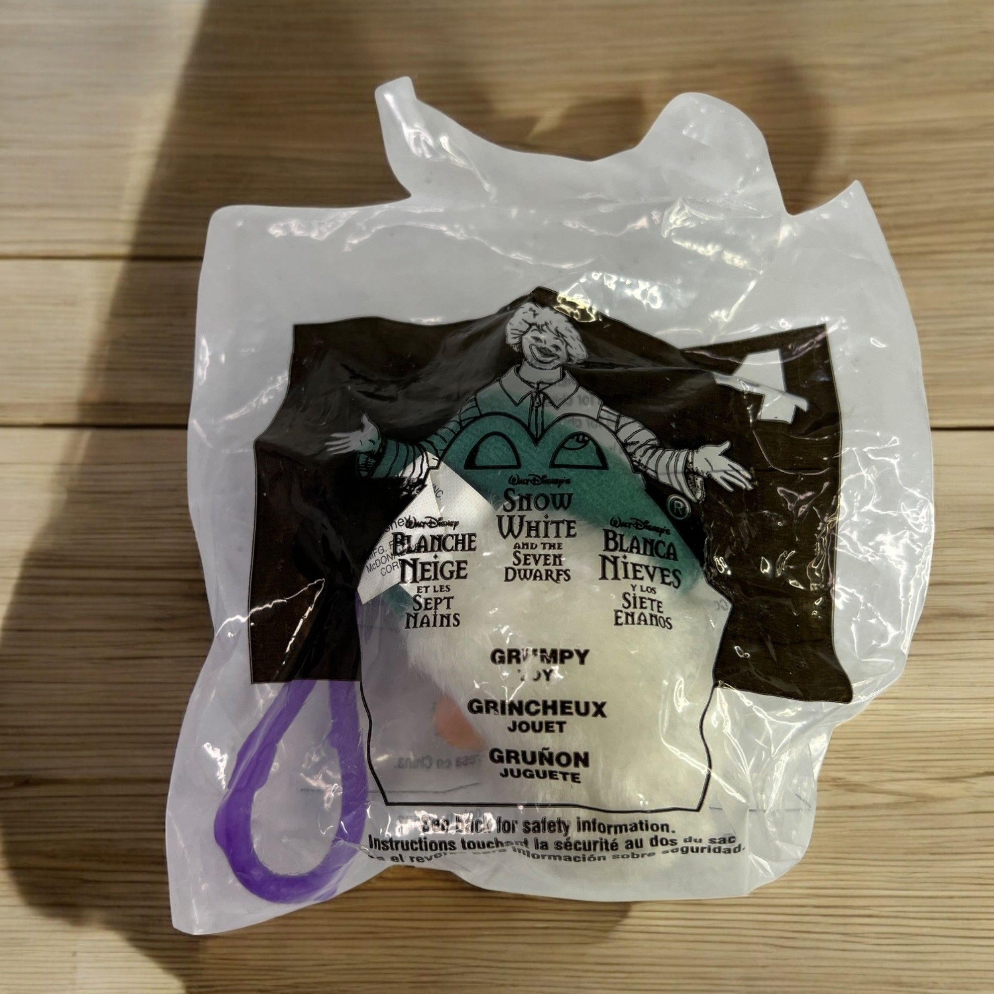 McDonalds Grumpy - Snow White And The Seven Dwarfs #4 Happy Meal Toy from 2001